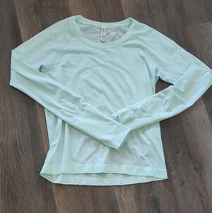 Lululemon Athletica Mint Long Sleeve Tee